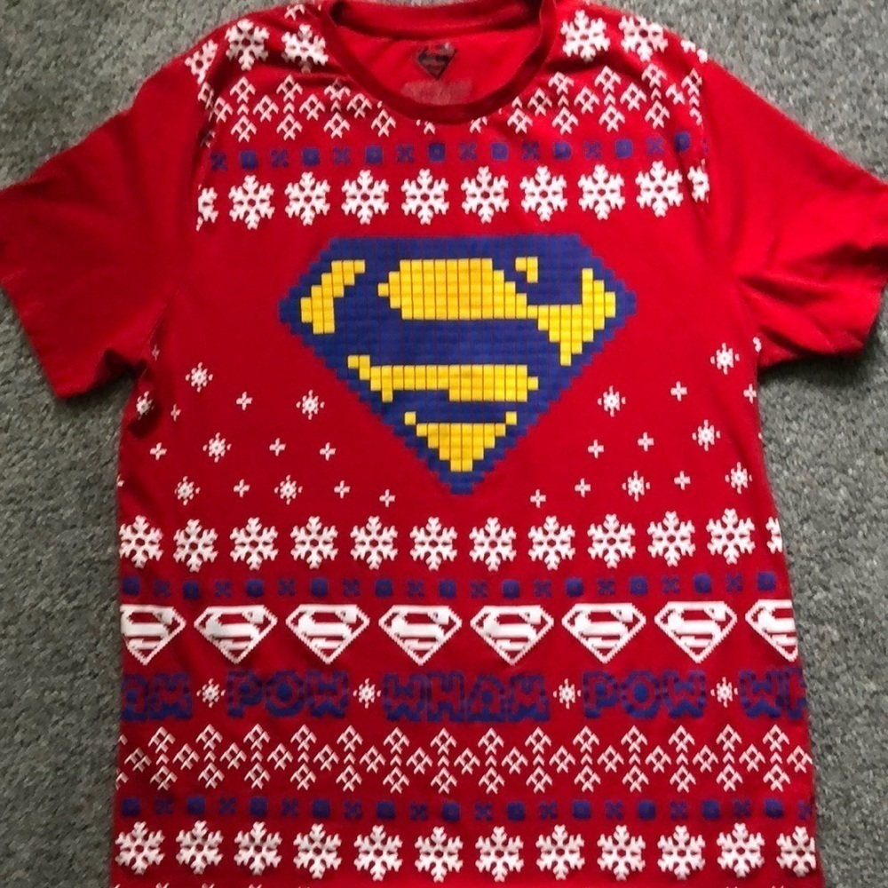 Super man t shirt size medium men’s
